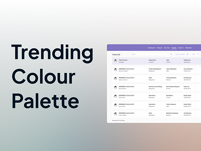 Trending Monochromatic Colour Palette For Your Project app branding color colour design graphic design illustration logo palette typography ui uiux ux vector