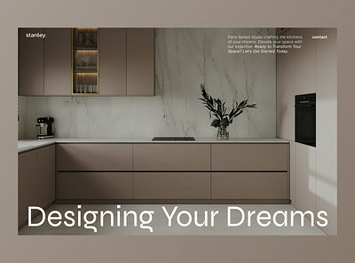 Interior Design Studio Webdesign ui webdesign