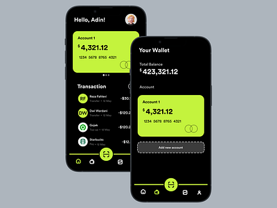 Mobile Banking App app design ui ux