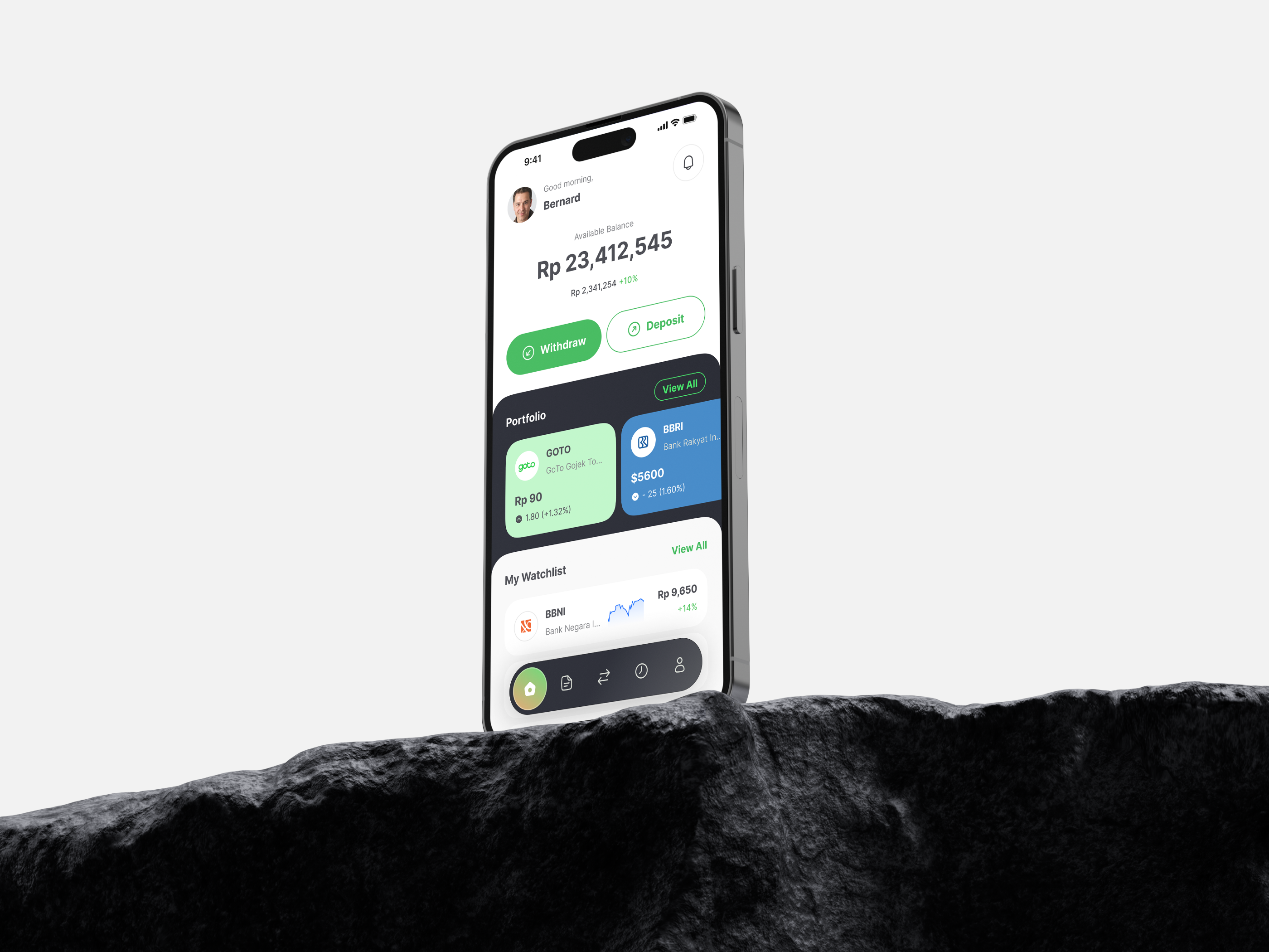 Stock Exchange Mobile App UI Design animation app app design branding crypto app design design logo mobile app mobile app design stock app design stock exchange app design ui ui design ui designer ui ux user experience user interface