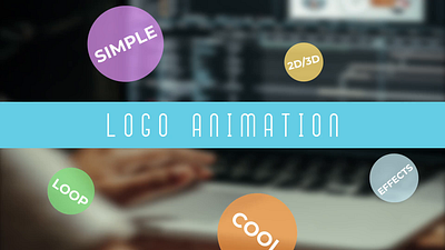 I will logo animation and 2d and 3d animation 2d 3d adobe after effects animation animation design banner gif intro logo animation loop motion graphic motion graphics outro screensaver tittle tracking