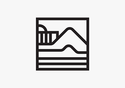 Abstract Landscapes abstract branding design digital editorial icon illustration landscape line logo minimal mountain sea vector