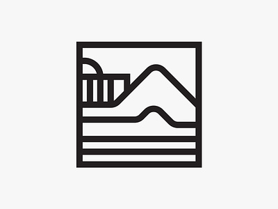 Abstract Landscapes abstract branding design digital editorial icon illustration landscape line logo minimal mountain sea vector