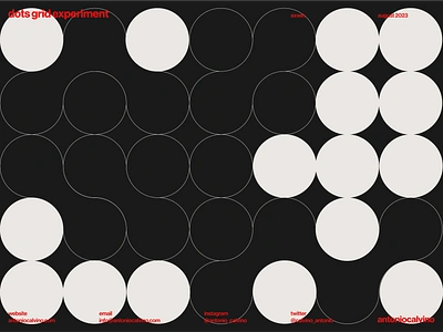 Dot Grid Type Experiment brand identity branding dot dot grid graphic design graphic experiment grid identity type type experiment typo typography visual visual design visual identity