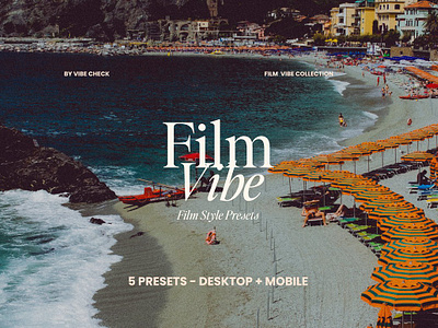 Film Vibe | Film Lightroom Presets actions animation beach film filmmaker hdr lightroom mobile photo editing preset psd action summer vibe