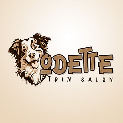 Odette Trim Salon pet salon salon logo