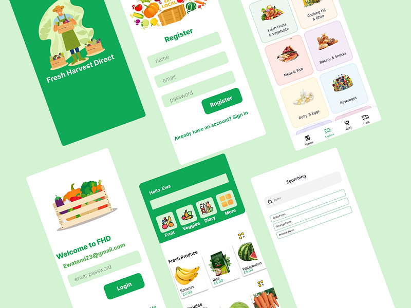 Farmer App designs, themes, templates and downloadable graphic elements ...