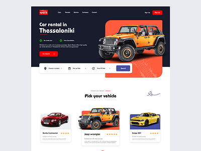 Vehicle Rent app book booking branding car commerce design graphic design illustration logo rent rent car ui ux vehicle rent web