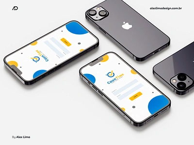 Gestão de tarefas com o Countime app mobile branddesign branddesigner branding design graphic design identidade visual illustration logo mobile task task manager ui ui design ui designer ui mobile ui trend ux ui vector