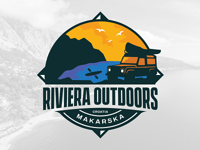 Kayak & Jeep Graphic for Riviera Outdoors