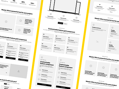 Wireframe landingpage design figma graphic design kit landingpage page ui ui design ui ux ui wireframe uidesign user experience user interface userinterface ux ux design ux wireframe uxdesign uxui wireframe