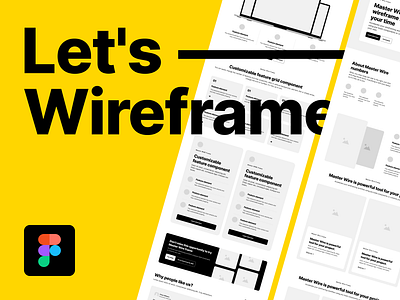 Figma Wireframe Kit design figma figma wireframe figma wireframe kit graphic graphic design kit landing page motion motion graphics page template web web design webdesign website website design wireframe wireframe kit wireframing