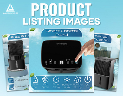 Listing Images || Air Humidifier a content adobe illustrator adobe photoshop amazon amazon listing amazon listing images ebc enhanced brand content graphic design infographic listing listing design listing images