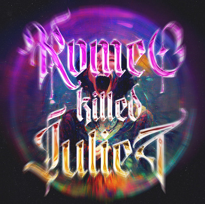 Romeo Killed Juliet branding chromatic colorfull glass graphic design logo typography