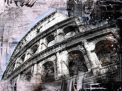 Colosseum Rome adobe art artist colosseum rome creative design ill illustration illustrations illustrazione painter photoshop portrait sketch wacom watercolor
