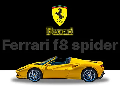 Animated Ferrari layout design design illustration logo typography ui ux