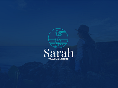 🎒LOGO Sarah travel branding creativeanimation designanimation digitalart dribbbleshot graphicdesigng ilustration logoanimation logodesign motiongraphics