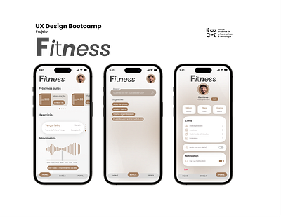 UX Design Bootcamp EBAC - Fitness app figma logo ui ux