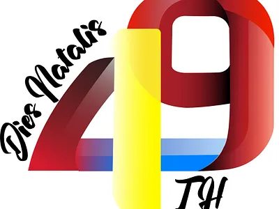 49 Dies Natalis graphic design logo