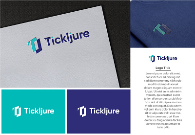 T+J (Tickljure) Logo branding design graphic design icon logo logo design typography vector
