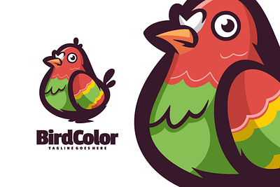 Bird Color animal branding cute mascot design graphic design illustration logo ui vector