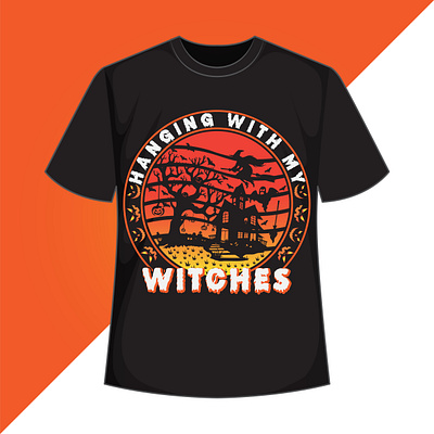 Halloween retro vintage t shirt design shop