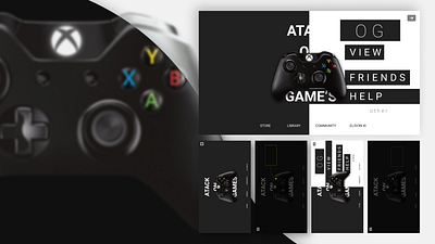 Platform for games branding design games graphic design site ui