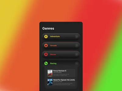 Dropdown Selection Menu dailyui design ui uiux
