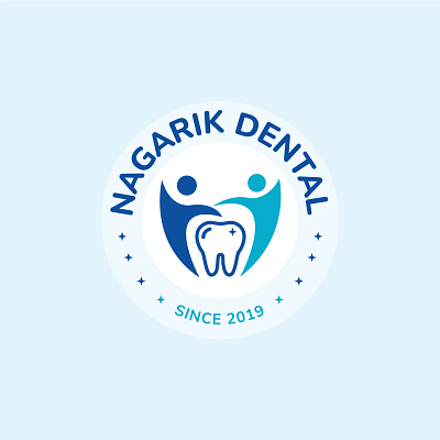 Nagarik Dental Logo branding creative creative design dental graphic design illustration inspiration logo minimal