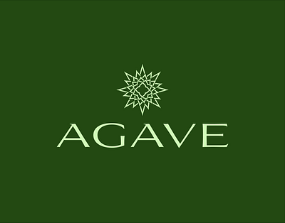 Agave – logo design agave agave logo agave logomark agave mark green logo logo pictorial logomark plant logo