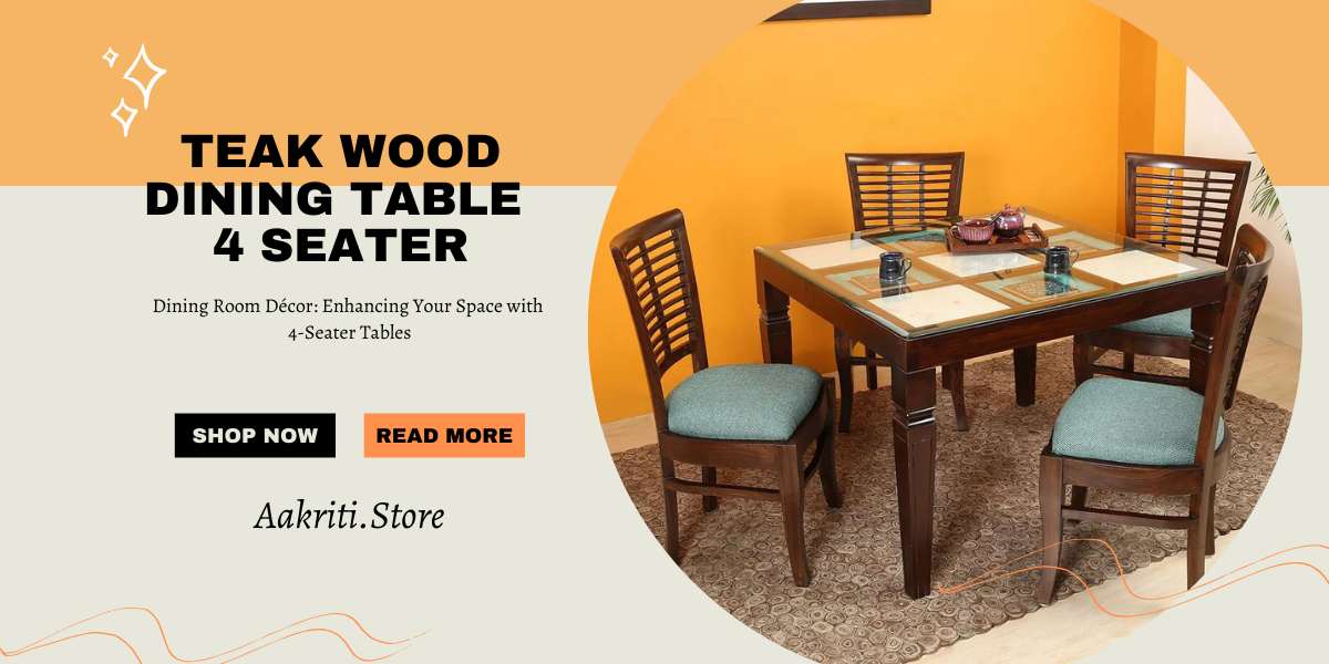 Upgrade Your Dining Space: 4-Seater Dining Tables for Sale! by Aakriti ...