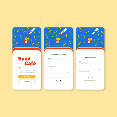 Daily UI 001 - Sign up page app dailyui design illustration sign up page typography ui ux vector