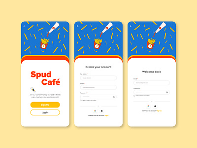 Daily UI 001 - Sign up page app dailyui design illustration sign up page typography ui ux vector