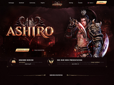 Game Logo & Webdesign - Metin2 Ashiro 🔥 animated fantasy logo fantasy fantasy logo game logo gaming logo metin2 mmorgp muonline