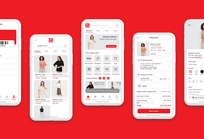 Uniqlo App Exploration app design exploration mobile ui ux