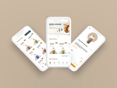 Aroma Coffee App Exploration app design exploration mobile ui ux