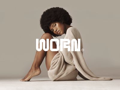 WORN© — Logo Design australia bold brand identity branding clothing ecommerce fashion identity letter logo mark minimalistic typography vector women wordmark