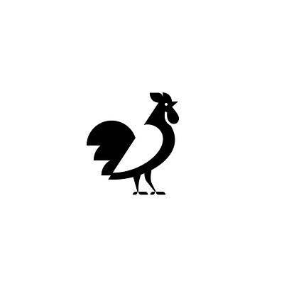 Morning Rooster alex seciu bird logo branding negative space negative space logo rooster rooster logo