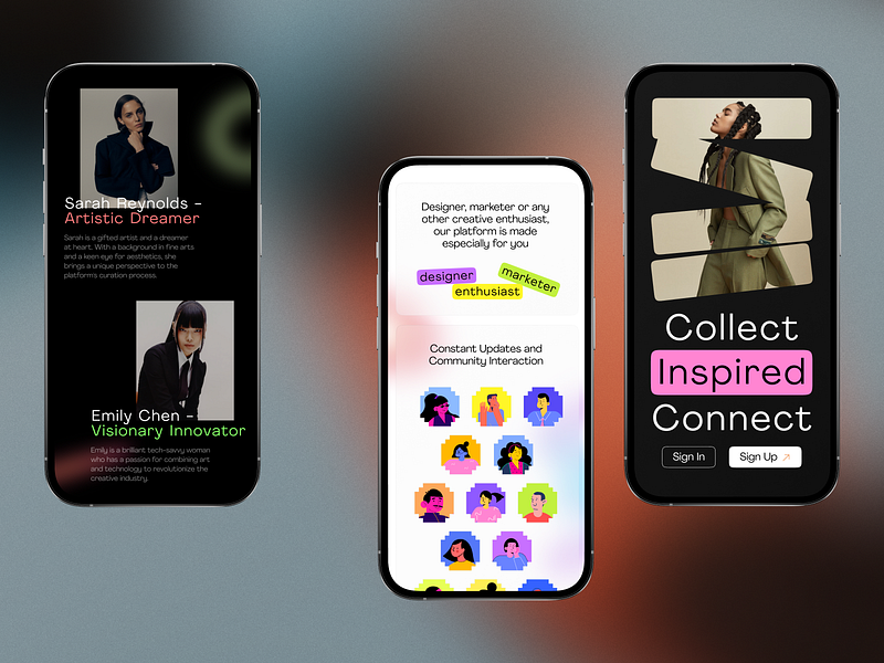 Content Hub Mobile Website branding content management design graphic design interaction design interface mobile mobile interface mobile screens mobile ui mobile website ui user experience user interface ux web web design web marketing website website design