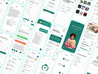 Skill Bridge - Elevate your learning experience! Mobile App design exam figma free mobile school ui website