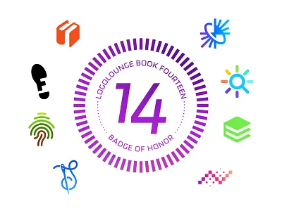 Honoured. x8 award brand branding identity illustration logo logolounge