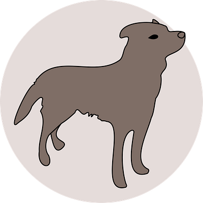 Playful Paws - Dog Icon adobe illustrator animals design dog graphic design icon illustration logo vector