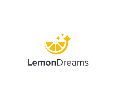 lemon Dream logo agency dream logo editorial eventstylist lemon dream concept logo lemon logo new fresh logo new modern logo partyplanner planner logo weddingplanner yollow logo