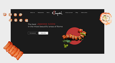 Japanese Restaurant Website Redesign | UX/UI figma ui ux web design