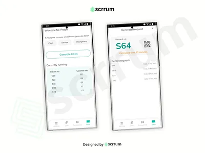 Token app for banks 3d animation app branding design graphic design illustration logo minimal motion graphics ui ux vector