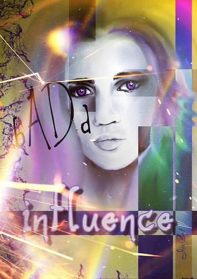 bADd Influence art design digital art graphic design illustration painting