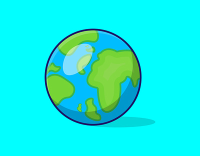 Earth Vector Design 🌍 art cartoon digital art earth earth icon earth illustration earth logo earth vector graphic graphic design icon logo modern earth modern vector vector design