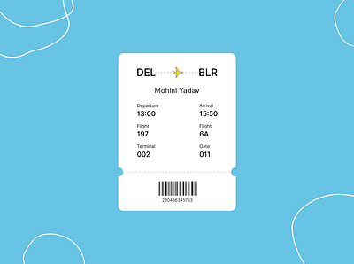 Daily UI Challenge 024 - Boarding Pass appdesign boarding pass boardingpass daily ui 024 daily ui challenge 024 dailyui design productdesign ui uidesign uiux uiux design uiuxdesign ux uxdesign