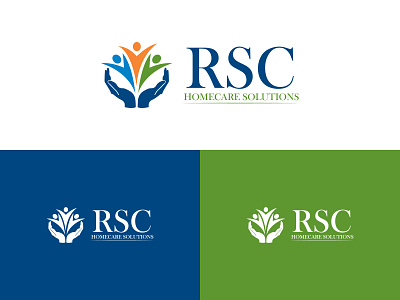 RSC Homecare Logo: Childcare Branding branding childcare children creative homecare identity kids logo design nursery rsc homecare logo