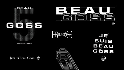 Logo & fashion design for Beau Goss branding fashion fashion design graphic design logo streetwear typography visual identity